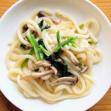 また作りたくなる★ペペロンチーノ風うどん